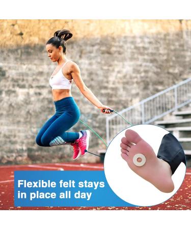 Tikfoam Corn Cushions 80Pcs | Soft Sweatproof Callus Protectors for Feet - 1/8 Thick - Buy Online on GoSupps.com