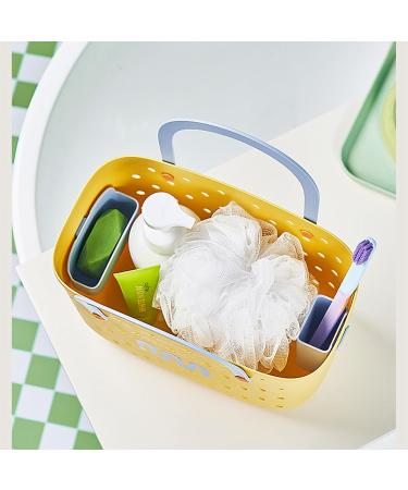 Portable Shower Basket Plastic Basket with Handle Large Capacity Shower Box Portable Shower Basket Plastic Shower Box(Green) - Buy Online on GoSupps.com