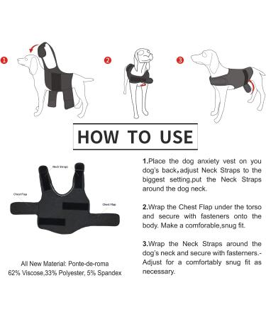 Comfortable Dog Coat for Anxiety Relief | Cattamao Calming Vest for Thunder | XS-XL Gray - Buy Online on GoSupps.com