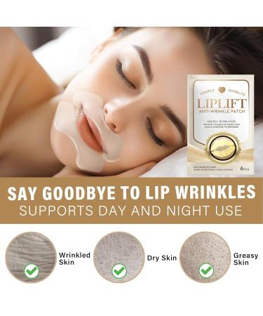 Buy Lip Lift Anti-Wrinkle Patches | Smooth Smile Lines & Fine Lines Fast - Gold Silicone Lip Mask - Buy Online on GoSupps.com