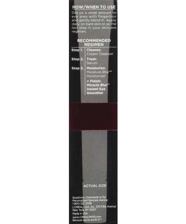 L'Oreal Paris Revitalift Miracle Blur Eye Smoother with Pro-Retinol A and Vitamin C 0.5 fl. oz - Buy Online on GoSupps.com