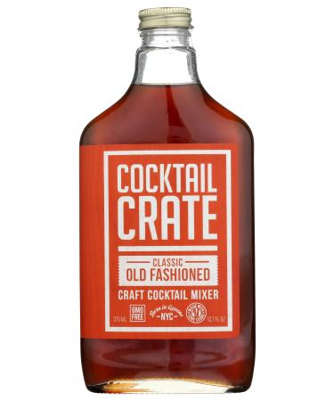 Cocktail Crate, Craft Cocktail Mixer, Classic Old Fashioned, 12.7 Fl Oz