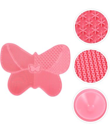 Angoily 1pc Silicone Scrub Pad Beauty Tool Cleaning Accessories Makeup Cleaning Mat Makeup Brush Scrubber Beauty Brush Cleaning Instrument Cosmetic Pink Cleaning Brush Silica Gel - Buy Online on GoSupps.com