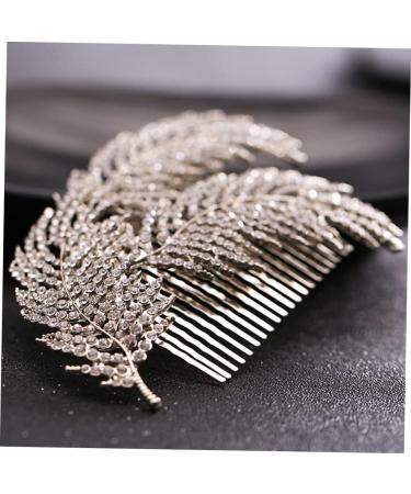 FRCOLOR Bridal Hair Accessories hair comb bridal hair comb rhinestone headpiece silver headpiece bridal headpiece headpiece rhinestone hair comb hair side combs bride Korean Comb - Buy Online on GoSupps.com