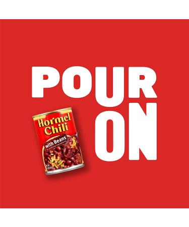 Hormel Chili With Beans 15 oz (Pack of 8) - Delicious and Convenient Chili Option - Buy Online on GoSupps.com