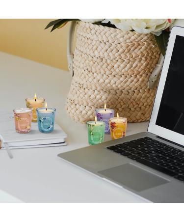 Scented Candles Gift Set - 6 Best Aromatherapy Scents | Long Lasting Soy Wax | Ideal for Home & Gifts - Buy Online on GoSupps.com