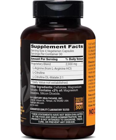 21st Century Full Fuel 365 Nitric Oxide Performance Booster with L-Arginine - Buy Online on GoSupps.com