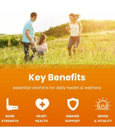 Yarima Vitamin D3 + K2 with Coconut Oil Vegan Vitamin D3 5000 IU & MK7 Vitamin K2 100 mcg Bone Heart & Immune Support 60 Capsules - Buy Online on GoSupps.com