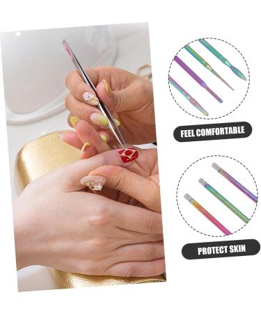 Ipetboom Faux Nails 1 Set Nail Polisher Pedicure Tool Kit Alloy Tungsten Steel Artificial Nails - Buy Online on GoSupps.com