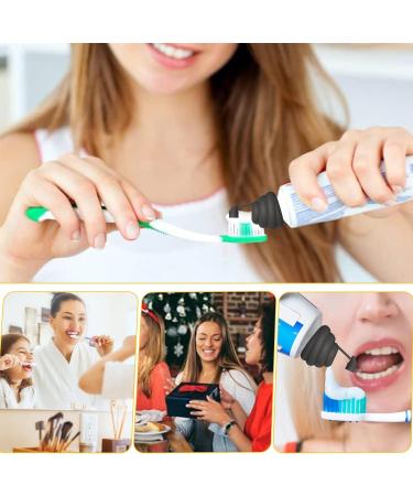 Funny Toothpaste Cover - Creative Dog Toothpaste Toppers Squeezer - Odorless Toothpaste Cover Bathroom Accessories Exquisite Self Closing Toothpaste Caps for Family and Friends Stronrive Black - Buy Online on GoSupps.com