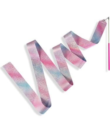 AITIME Sparkling Dance Ribbon Set - 78.7 Rhythmic Gymnastics Ribbons for Kids | Ideal for Dancer Play & Baton Twirling | Gymnastics Party Gift - Buy Online on GoSupps.com