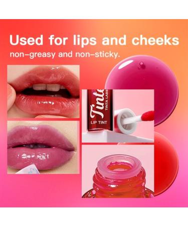 Lip Stain Set - Mini Multi-Use Liquid Lipstick - 3 Colors - High Pigment - Non-Sticky Finish - Lightweight Lip Gloss - Moisturizing and Smooth - Buy Online on GoSupps.com
