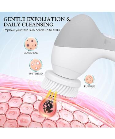 COSLUS 7IN1 JBK-D Face Cleansing Brush Replacement Heads 5 PCS - Compatible Only - Buy Online on GoSupps.com