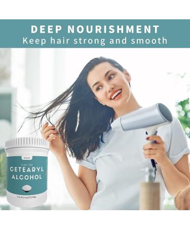 Premium 9.6 oz Cetearyl Alcohol Granules for Lotions & Conditioners - Emollient Formula for Creams, Scrubs & More - Buy Online on GoSupps.com