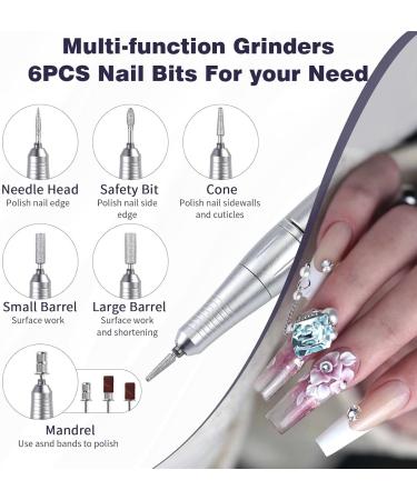 FEIlei Portable Electric Nail Drill Rechargeable 45000 RPM Manicure Pedicure Set for Home Nail Care - Buy Online on GoSupps.com