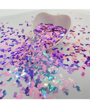 PrettyG 10 Grams/Pack - Pearl Iridescent Mixes Dinosaur Shape Glitter Sequins - Festival Rave Beauty Makeup Face Body Nail Craft Art Decoration