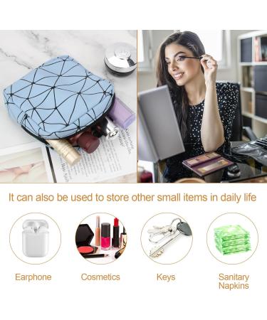 Likesing Period Bag - Portable Sanitary Napkin Storage Pouch for Women & Teens - Feminine Menstrual Pad Organizer - Blue Small (1 Pack) - Buy Online on GoSupps.com