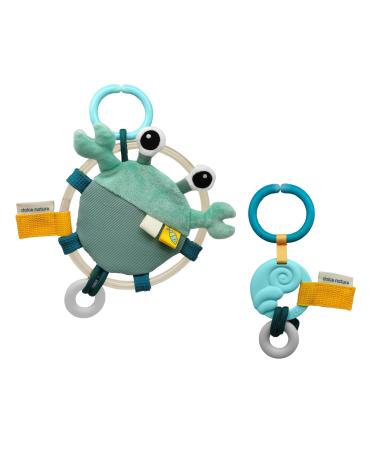 Dolce Ocean Activity Pendant & Teether - Crab Shelly