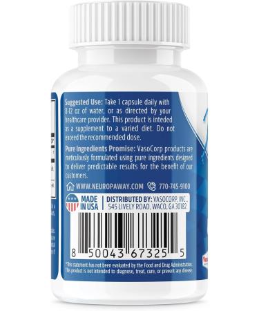 NeuropAWAY Elements S-Acetyl-Glutathione 400mg Acid Resistant Capsules 60ct (60 400mg Capsules Per Bottle) 3rd Party Tested Made in a cGMP Facility - Buy Online on GoSupps.com