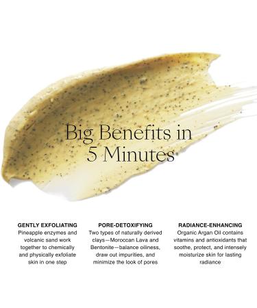 Josie Maran Whipped Argan Pineapple Enzyme Deep Pore Cleansing Mask - Purifying Face Mask with Moroccan Argan Oil & Squalane (2 oz - Buy Online on GoSupps.com