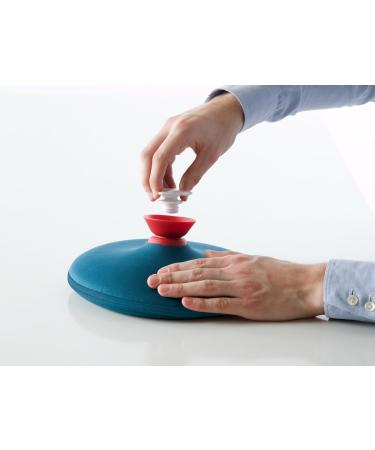 Authentics Pill Hot Water Bottle 1.9L with Neoprene Cover - Red PVC/Nylon | Comfortable & Durable Heat Relief - Buy Online on GoSupps.com