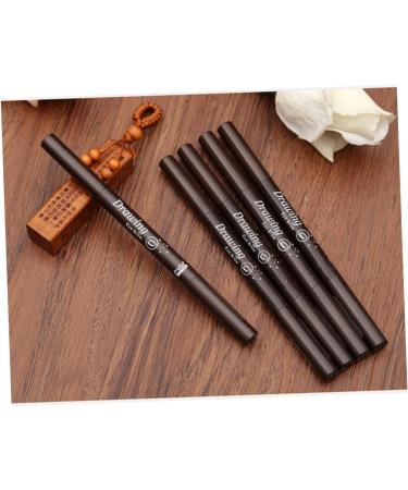 Angoily 2pcs 2 1 Eyebrow Pen Brow Spoolie Brush Eyebrow Brush Eyebrow Pencil 3d Five Colors 1 count (Pack of 1) As Shownx2pcs - Buy Online on GoSupps.com