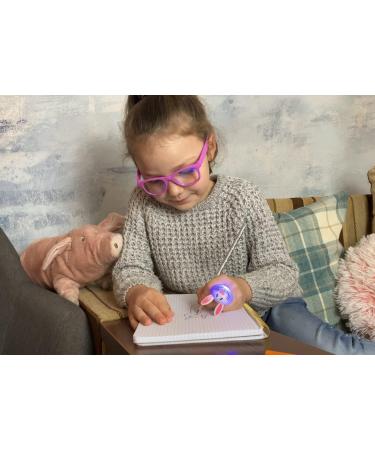 Ultra Blue Light Blocking Glasses for Kids - Anti-Blue Light Gaming & Reading Glasses for Ages 3-8 - UV Protection - Pink - Buy Online on GoSupps.com