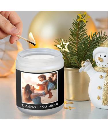 Personalized Scented Candles with Photo | Custom Vanilla Soy Candles for Mother's Day Gifts | Best Mom Ever Candle for Women - Buy Online on GoSupps.com