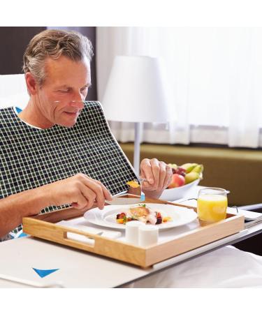 Dining Bibs for Adults Reusable Waterproof Feeding Bib with Crumb Catcher | Stylish Adult Clothing Protectors for Women and Elderly Adults Senior Citizens Nursing Home Friendly Lvtfco Green - Buy Online on GoSupps.com