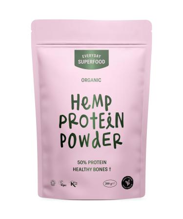 Organic Hemp Protein Powder 200g Hemp Isolate 50% Protein Hemp Cold Pressed Hemp Seeds Powder a Keto Ingredient Certified Organic Kosher Vegan 200 g (Pack of 1) - Buy Online on GoSupps.com