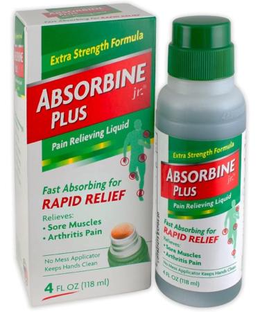 Absorbine Jr. Plus Pain Relieving Liquid 4 oz 5pk - Buy Online on GoSupps.com