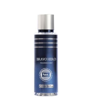 Hybrid & Company Bravo Hero Men Fragrance Body Fragrance Spray Mist 250Ml Bravo Hero 8.4 Fl Oz (Pack of 1)