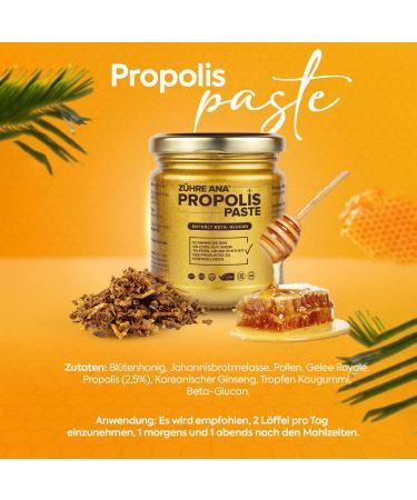 Buy 100% Natural Propolis Paste - Strengthen Immunity Enhance Complexion & Promote Wound Healing | With Royal Jelly Ginseng & Beta-Glucan - Buy Online on GoSupps.com