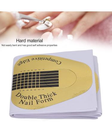 100pcs Self Adhesive Nail Form Guide Stickers - Nail Tips Extension & Manicure Accessories for Perfect Nails - Buy Online on GoSupps.com