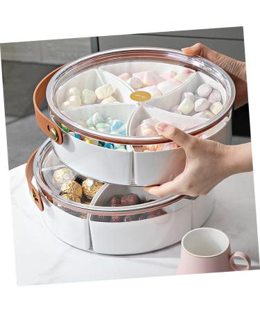 Alipis Snack Dried Lid Dish Tray Divided Serving Fruit Multi-Functional Platter with - Buy Online on GoSupps.com