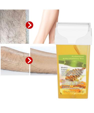 Mrisata 100G Heated Wax Roller for Home Hair Removal - Professional Depilatory Wax (Honey) - International Shipping - Buy Online on GoSupps.com