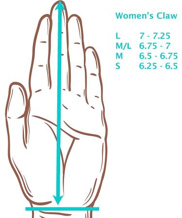 CaddyDaddy Claw Womens Golf Glove - Breathable & Superior Fit - White Medium-Large Right - Buy Online on GoSupps.com