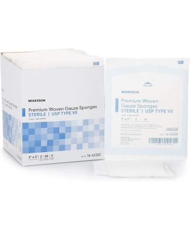 McKesson Premium 3x3 Inch Sterile Gauze Sponges - 80 Count - Buy Online on GoSupps.com