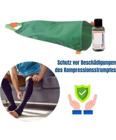 Arion Easy Slide & Olan Marp Detergent for Compression Stockings - 50ml | Light Tightening for Size 39-41 Open Foot - Buy Online on GoSupps.com