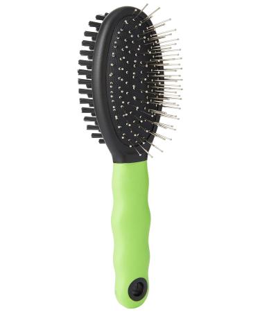 Ferplast Combination brush for cats GRO 5798 Delicate rounded tips Soft bristles Ideal for short medium and long-haired animals 19 5 x 5 5 x h 5 5 cm