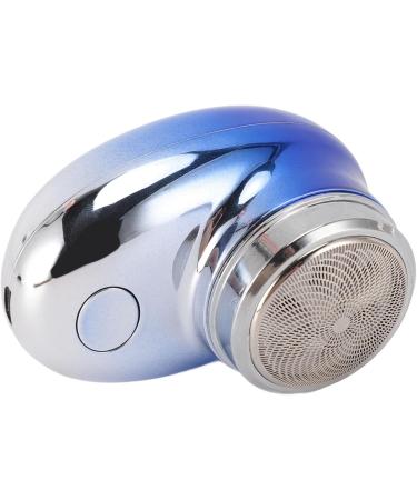 Handheld Beard Trimmer - Stainless Steel Electric Clipper USB Rechargeable & Portable for Travel - Gradient Blue - Buy Online on GoSupps.com