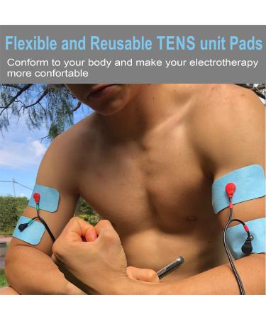 Tenpad Silv Pack: 16 Electrodes Pads for Beurer Bluetens Sanitas & VitalControl | 50x50mm & 50x100mm - Buy Online on GoSupps.com