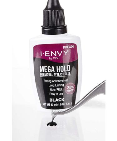 i Envy by KISS Mega Hold Individual Eyelash Adhesive Glue Black - KPEG08 - Buy Online on GoSupps.com