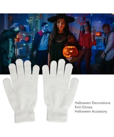 Dark Glowing Gloves Fluorescen Knit Gloves Night Glowing Hand Decoration For Festival Party Halloween - Buy Online on GoSupps.com