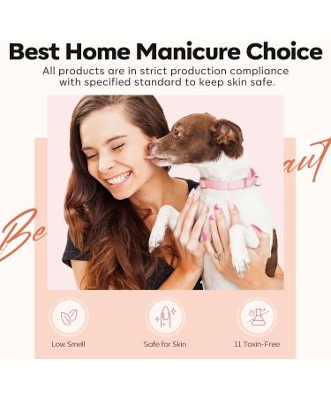 Modelones 8-in-1 Nude Pink Builder Nail Gel - Apricot Pink Hard Gel Strengthener & Extension Gel - Buy Online on GoSupps.com