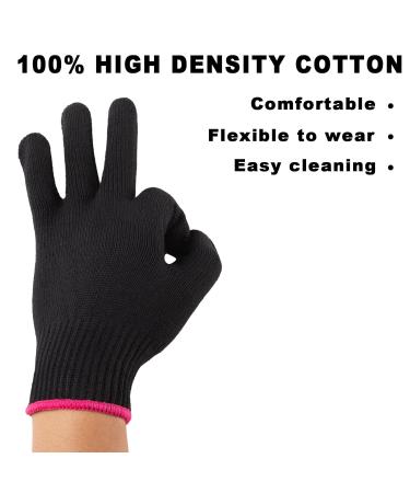 WIFUN 2PCS Heat Resistant Styling Gloves - Professional Ironing & Curling Wand Heat Proof Gloves - Buy Online on GoSupps.com