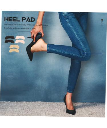 NOLITOY Heel Wear Pad Cushions for Women - 9 Pairs Self-Adhesive Non-Slip Heel Inserts & Shoe Pads for Ultimate Comfort - Buy Online on GoSupps.com