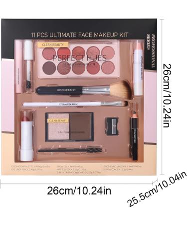 Trousse de Maquillage pour D butantes | Ensembles De Maquillage Complets Pour Femmes 11 Pi ces Mascara Anticernes Palette de Fards Paupi res Rouge L vres pour Filles et Adolescents No l Anniversai - Buy Online on GoSupps.com