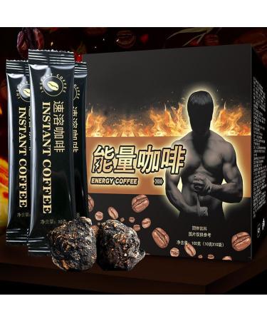 Men's Energy Coffee Black Maca Men's Energy Coffee Coffee Blended for Men Instant Maca Coffee for Men (2pcs) - Buy Online on GoSupps.com