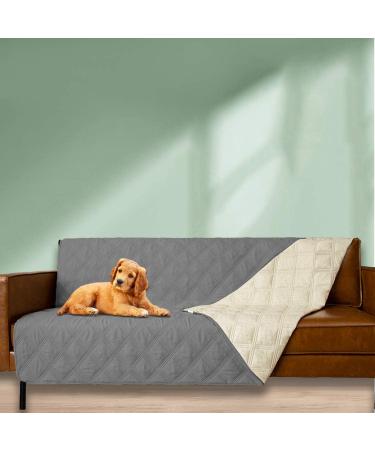 Waterproof Pet Blanket 82x102 Inch Darkgrey | Anti-Slip Back for Furniture Bed Couch Sofa | Ameritex (Pack of 1) - Buy Online on GoSupps.com